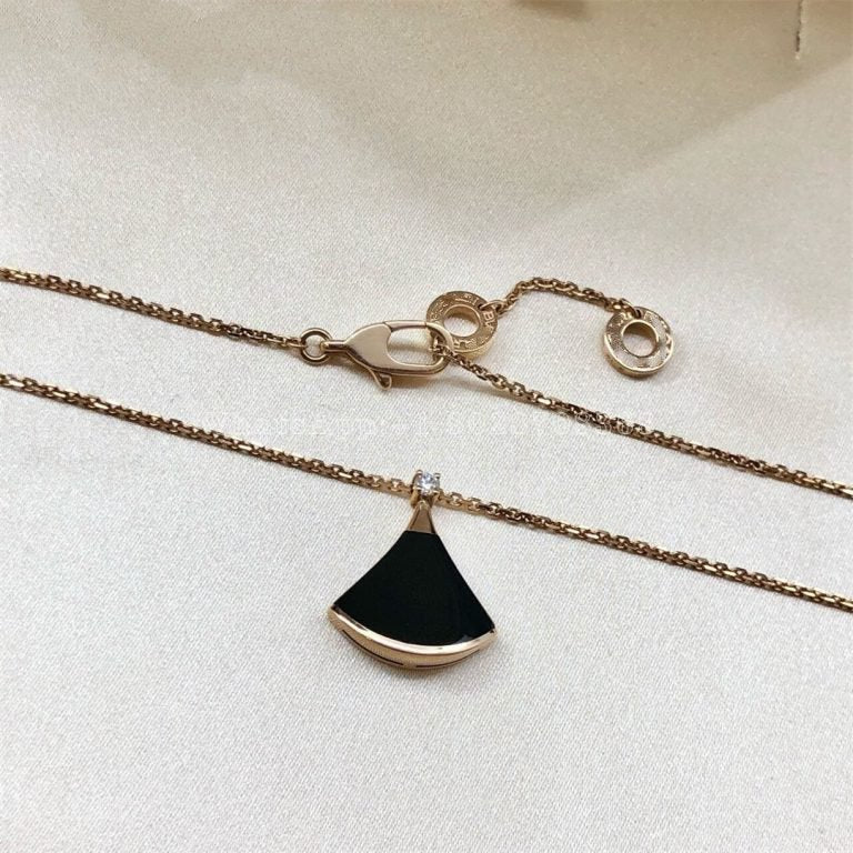 [⭐Marins]DREAM NECKLACE ONYX 1 DIAMOND