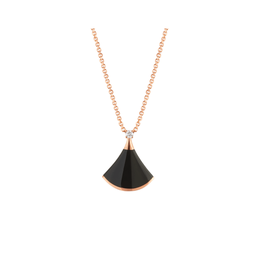 [⭐Marins]DREAM NECKLACE ONYX 1 DIAMOND