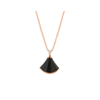 [⭐Marins]DREAM NECKLACE ONYX 1 DIAMOND