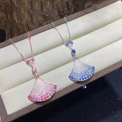 [⭐Marins]DREAM NECKLACE AGATE SILVER DIAMOND