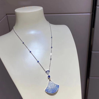 [⭐Marins]DREAM NECKLACE AGATE SILVER DIAMOND