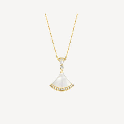 [⭐Marins]DREAM NECKLACE MOP GOLD DIAMOND