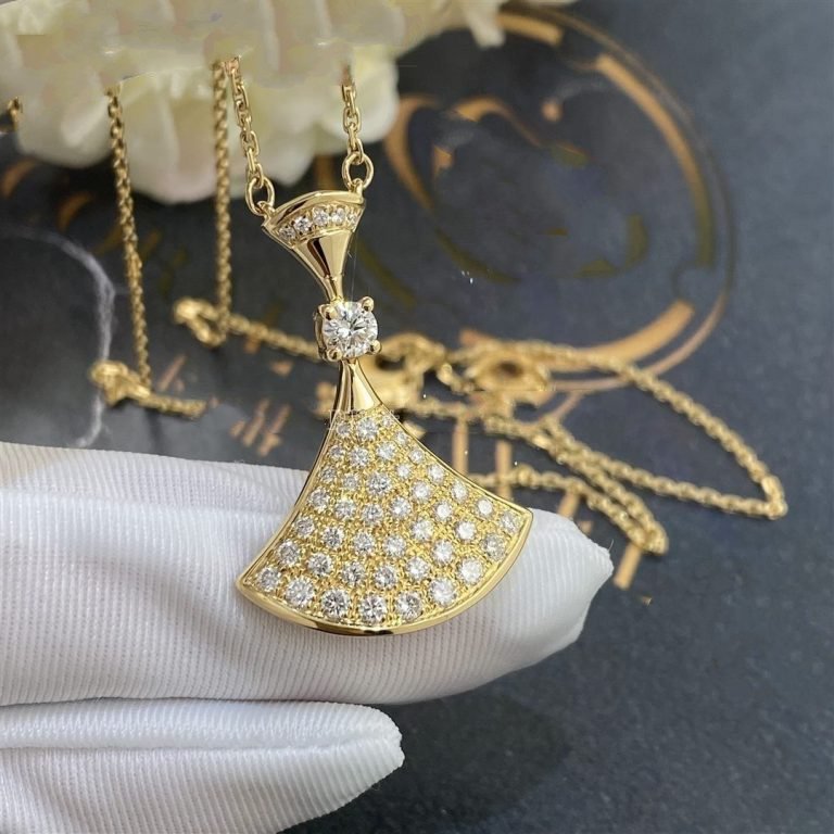 [⭐Marins]DREAM NECKLACE GOLD FULL DIAMOND