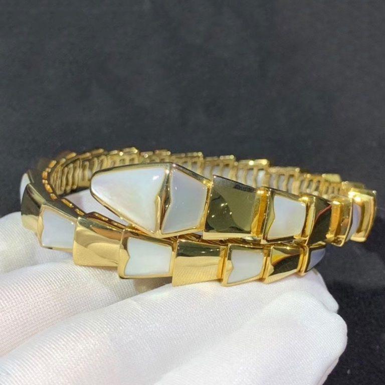 [⭐Marins]SERPENTI BRACELET MOP GOLD