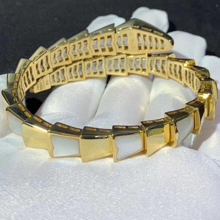 [⭐Marins]SERPENTI BRACELET MOP GOLD
