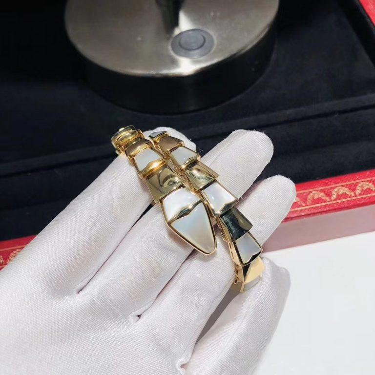 [⭐Marins]SERPENTI BRACELET MOP GOLD