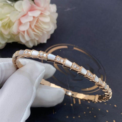 [⭐Marins]SERPENTI BRACELET PINK GOLD MOP DIAMOND