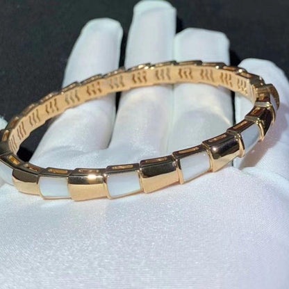 [⭐Marins]SERPENTI BRACELET PINK GOLD MOP