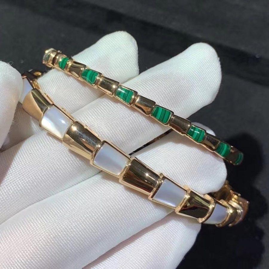 [⭐Marins]SERPENTI BRACELET PINK GOLD MOP