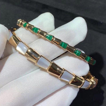 [⭐Marins]SERPENTI BRACELET PINK GOLD MOP
