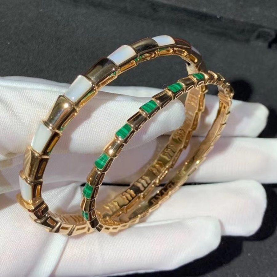 [⭐Marins]SERPENTI BRACELET PINK GOLD MOP