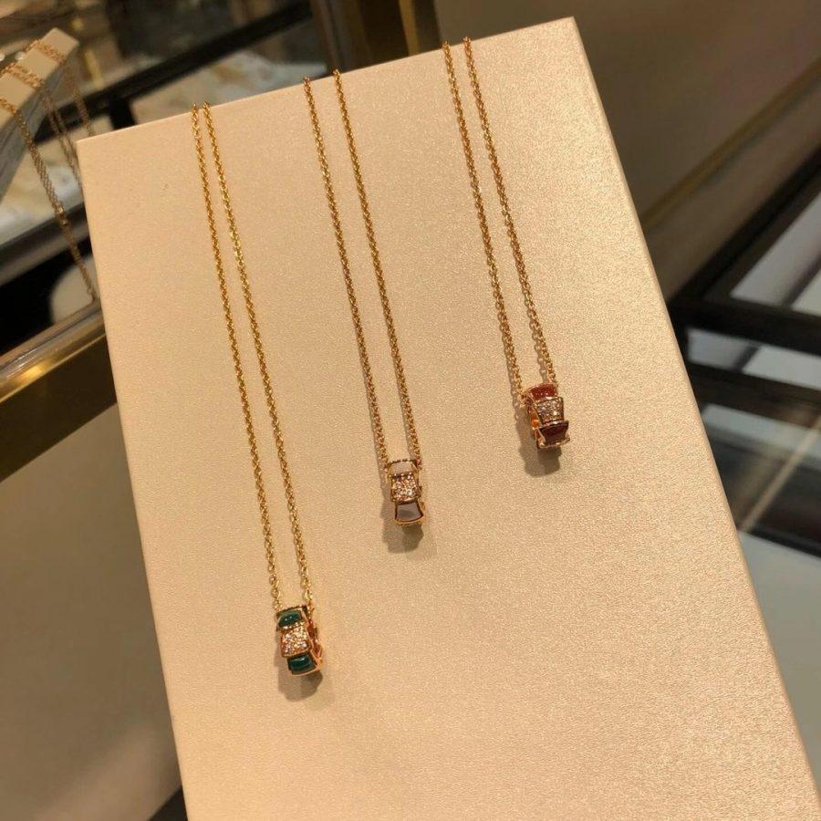 [⭐Marins]SERPENTI PEDANT DIAMOND NECKLACE