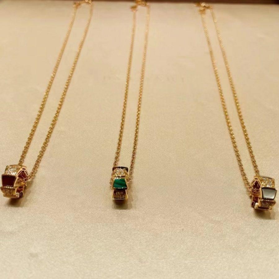 [⭐Marins]SERPENTI PEDANT DIAMOND NECKLACE