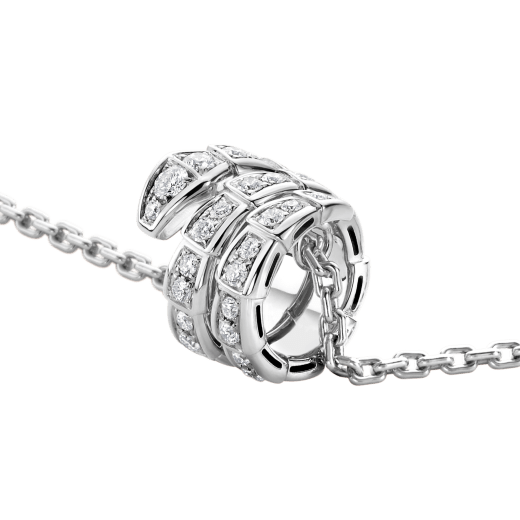 [⭐Marins]SERPENTI  NECKLACE DOUBLE RING DIAMOND
