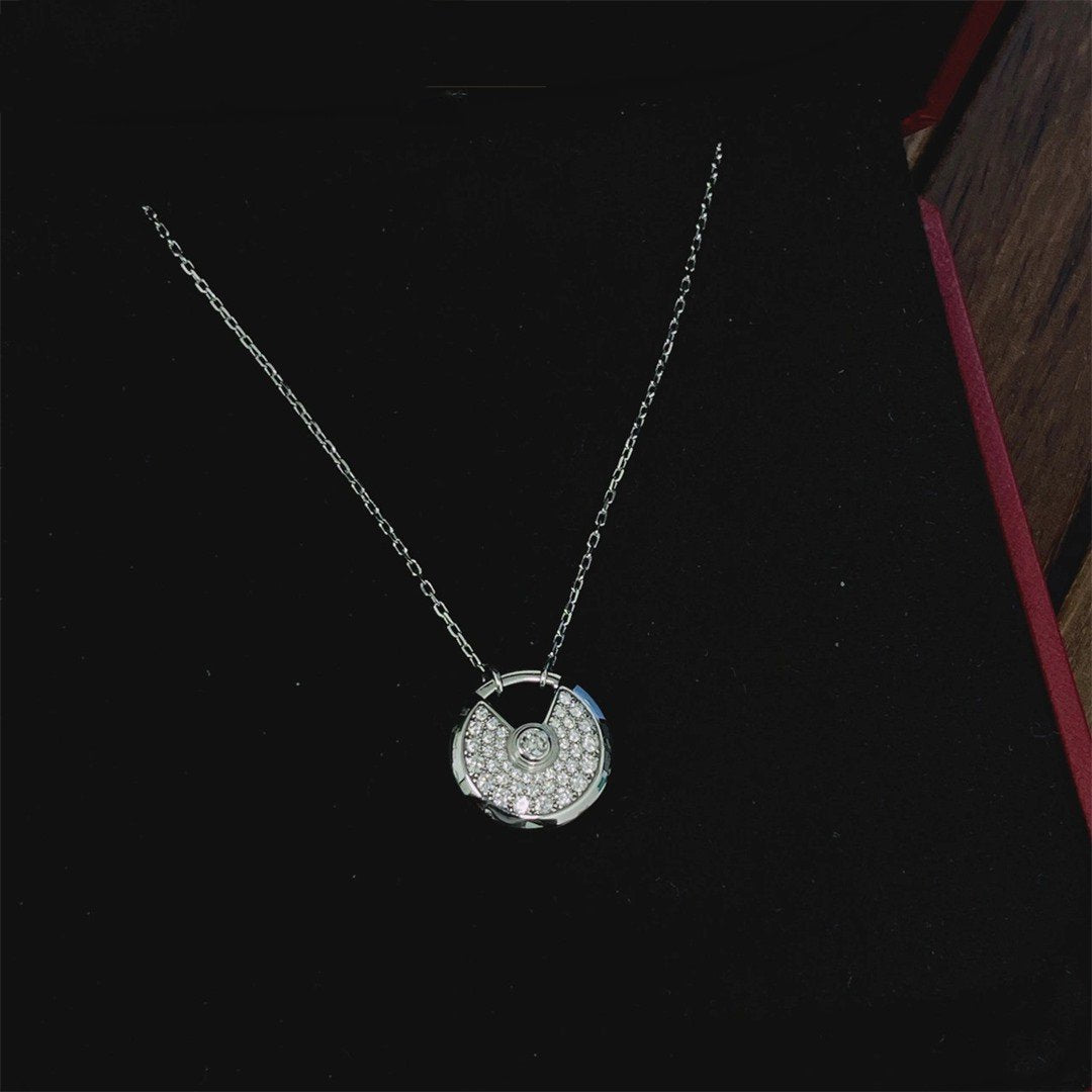 [Marin-Jewelry]アミュレット シルバー フルダイヤモンド ネックレス