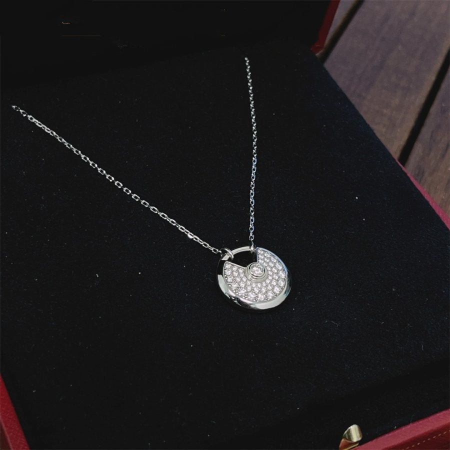 [Marin-Jewelry]アミュレット シルバー フルダイヤモンド ネックレス