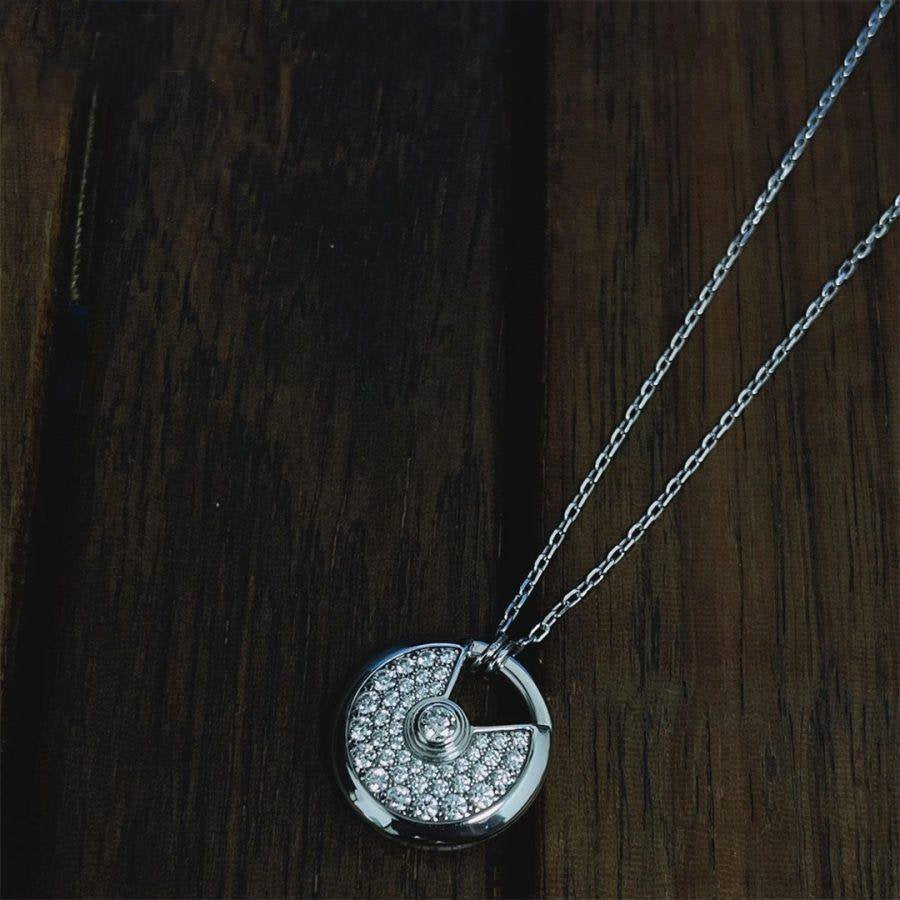 [Marin-Jewelry]アミュレット シルバー フルダイヤモンド ネックレス