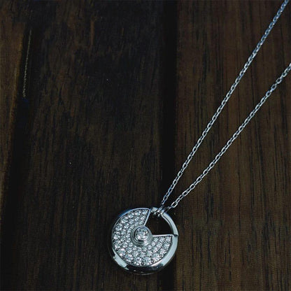 [Marin-Jewelry]アミュレット シルバー フルダイヤモンド ネックレス
