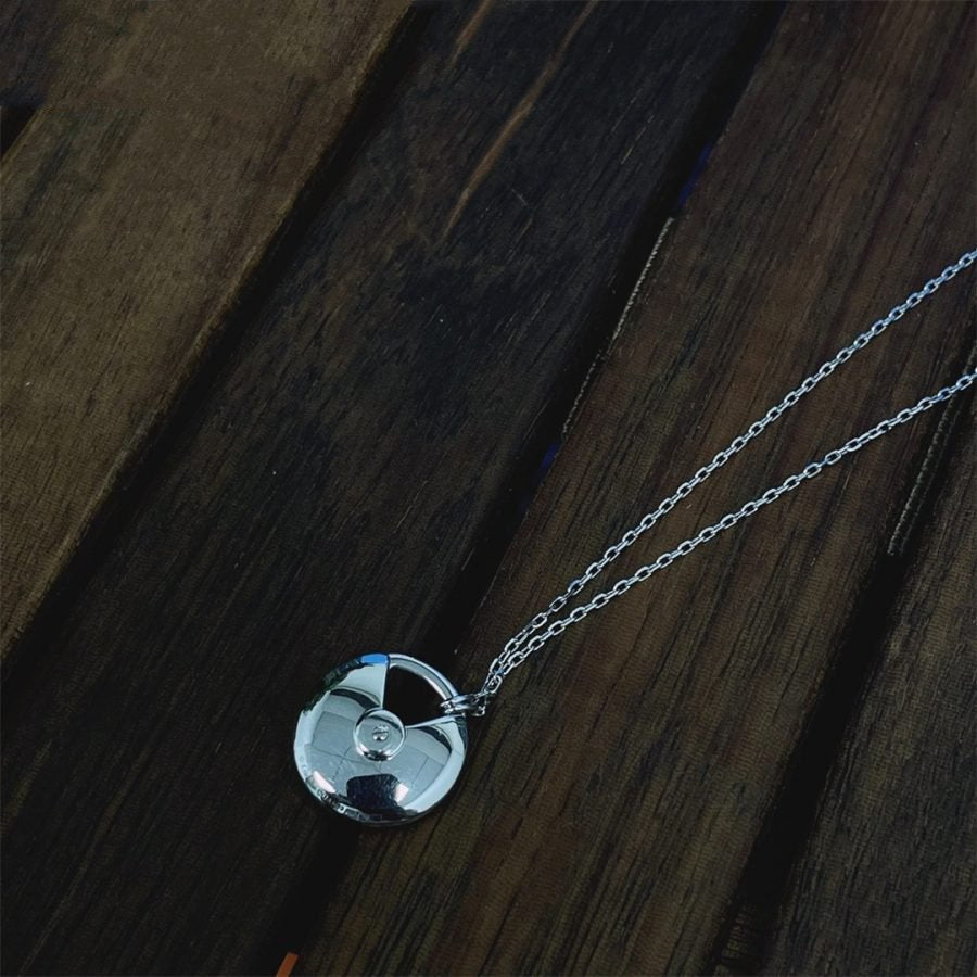 [Marin-Jewelry]アミュレット シルバー フルダイヤモンド ネックレス