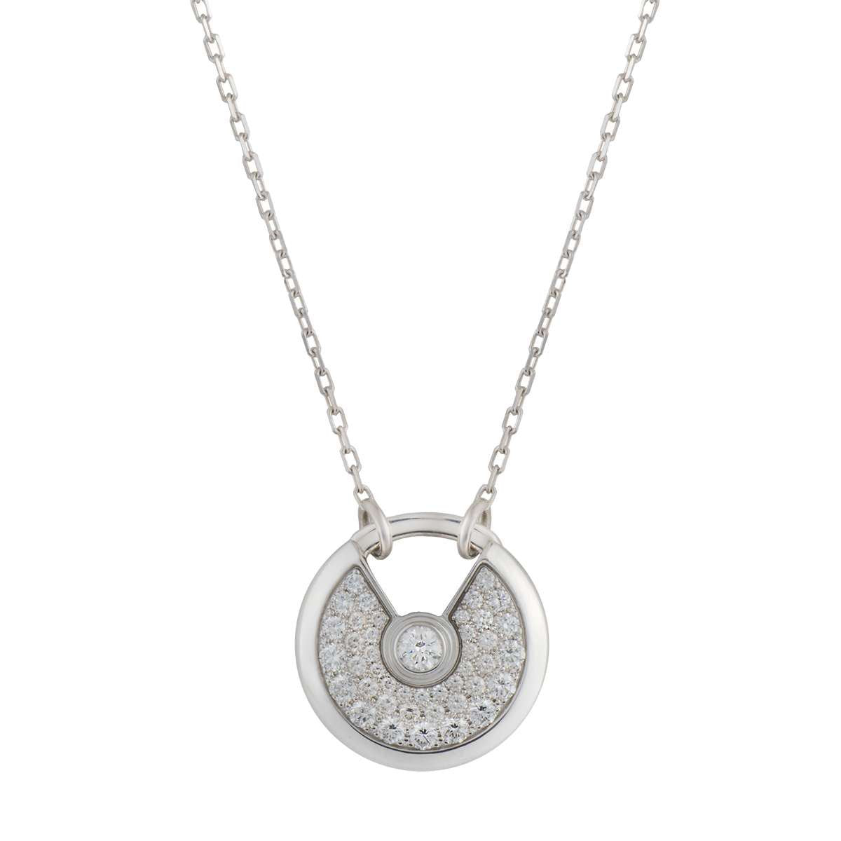 [Marin-Jewelry]アミュレット シルバー フルダイヤモンド ネックレス