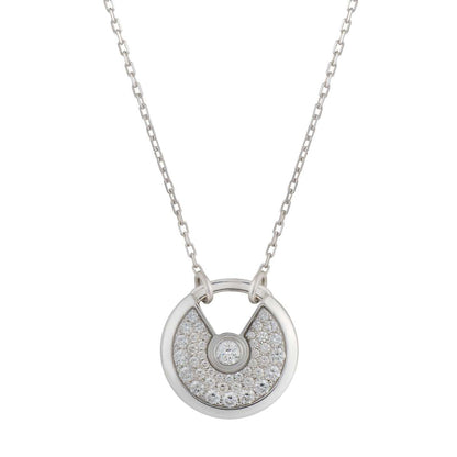 [Marin-Jewelry]アミュレット シルバー フルダイヤモンド ネックレス