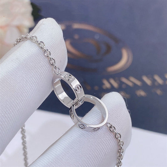 [Marin-Jewelry]LOVEブレスレット ダブルリング