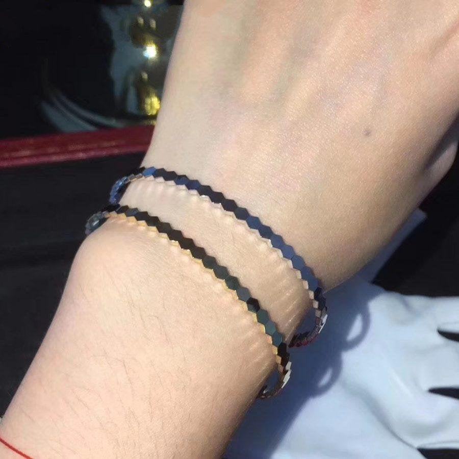 [Marin-Jewelry]BRACELET BEE LOVE EN ARGENT