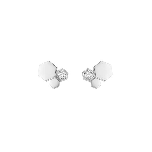 [Marin-Jewelry]BEE LOVE SILVER ダイヤモンド ピアス