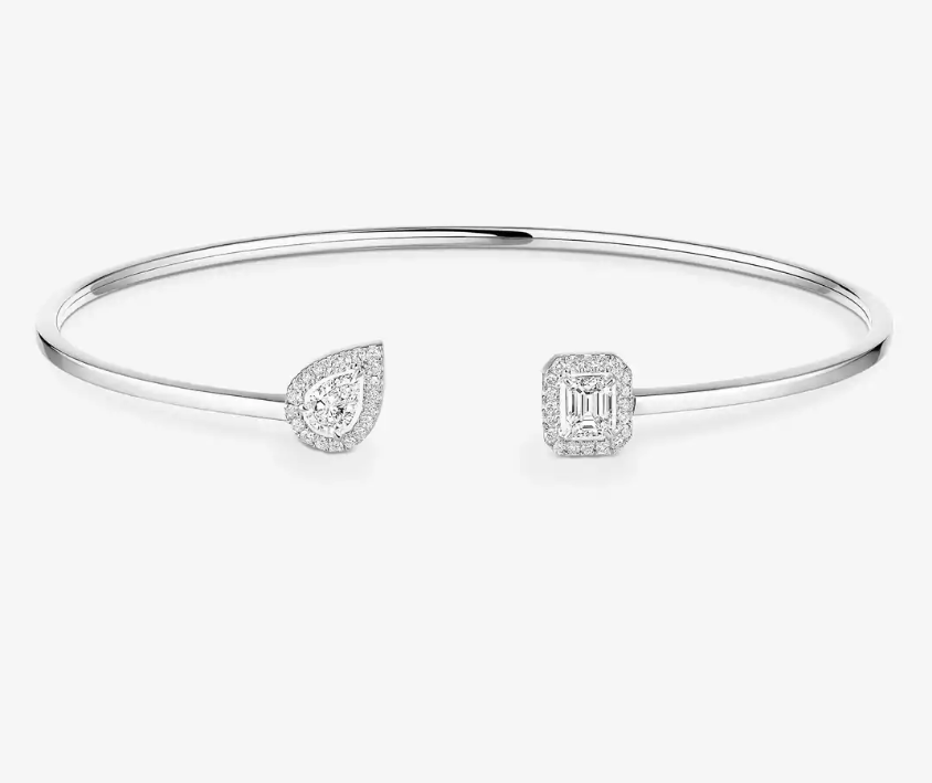 [Marin-Jewelry]M Delicate Double-Diamond Bracelet