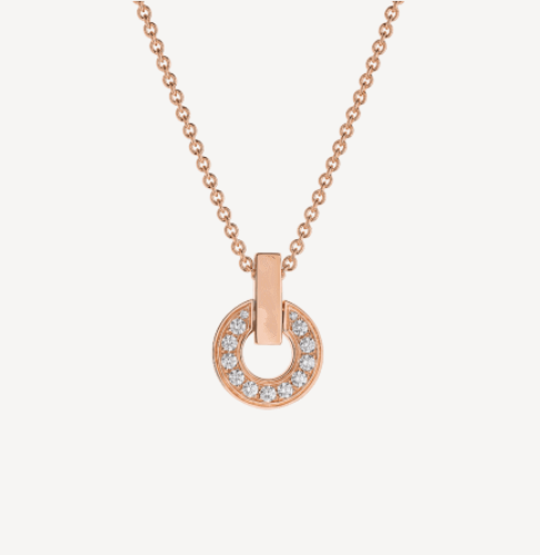 [⭐Marins]GARI NECKLACE PINK GOLD DIAMOND