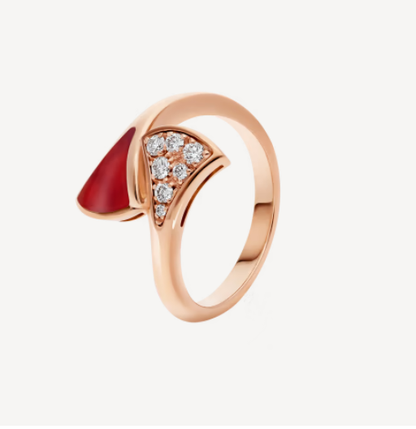 [⭐Marins]DREAM RING PINK GOLD DIAMOND