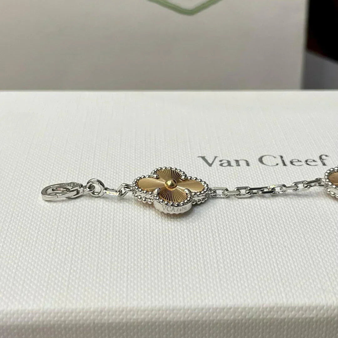 [Marin-Jewelry] COLLECTION BRACELET TRÈFLE 5 MOTIFS LASER
