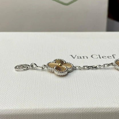 [Marin-Jewelry] COLLECTION BRACELET TRÈFLE 5 MOTIFS LASER