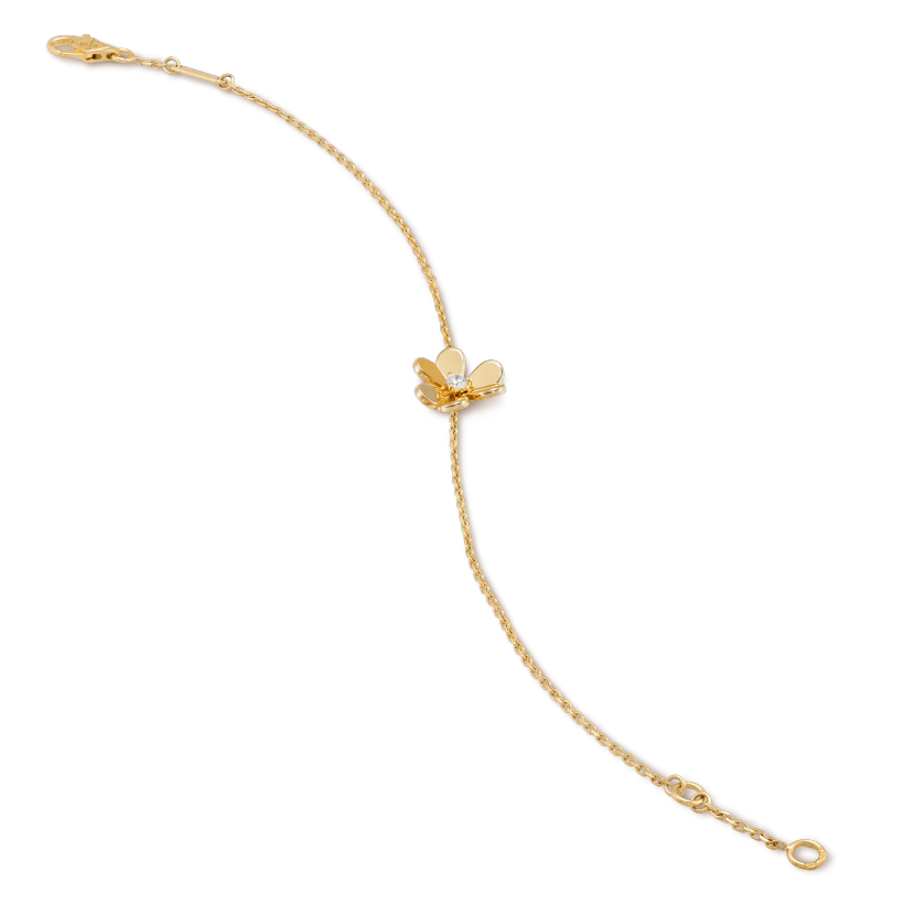 [Marin-Jewelry]BRACELET FLEUR FRIVOLE EN OR