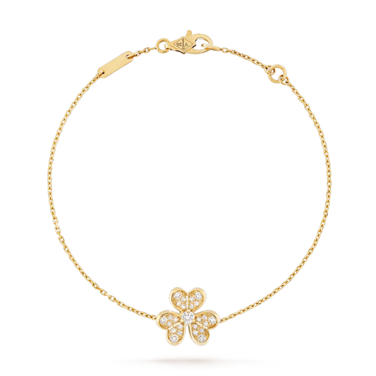 [Marin-Jewelry]FRIVOLE GOLD FLOWER DIAMOND BRACELET