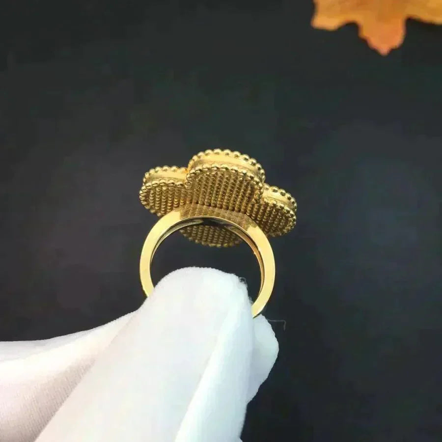 [Marin-Jewelry]クローバーマラカイトリング