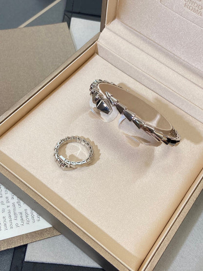 [⭐Marins]SERPENTI VIPER SILVER BRACELET