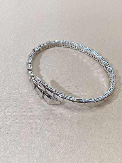[⭐Marins]SERPENTI VIPER SILVER BRACELET