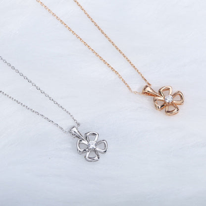 [⭐Marins]FIOREVER NECKLACE DIAMOND CENTER