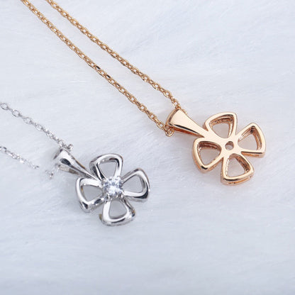 [⭐Marins]FIOREVER NECKLACE DIAMOND CENTER
