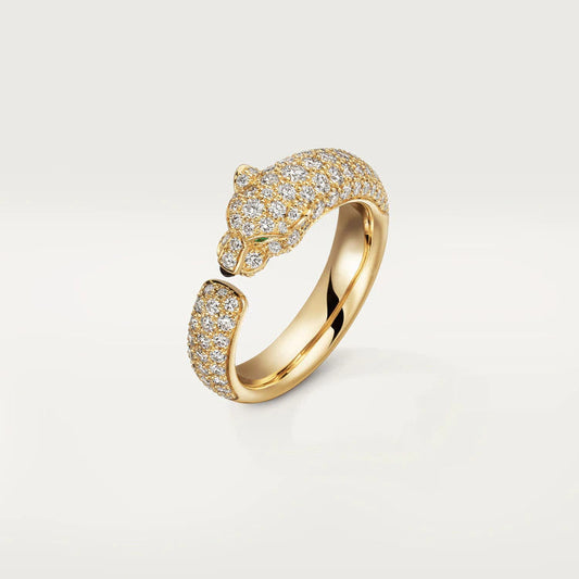 [Marin-Jewelry]PANTHERE PINK GOLD DIAMOND RING
